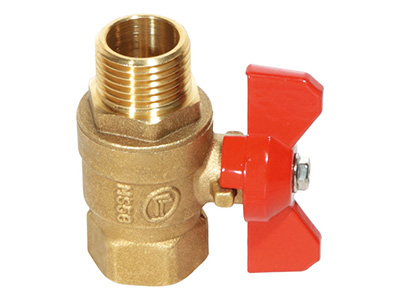 DL1041 铜阀蝶柄内外牙